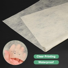 M METERXITY 38-Sheet Korean Cotton Wrapping Flower Paper, 11.8 Inch Waterproof Floral Wrapping Cotton Paper for Bouquets/Gift Packaging [Light Beige]