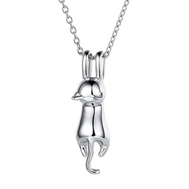Cat Necklace for Women, Cute Silver Kitten Jewelry, Cat-Themed Accessories for Cat Moms and Lovers, Perfect Birthday Gifts for Women and Girls