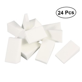 Baluue 24pcs Triangular Powder Puff for Makeup Soft Velour Facial Applicators for Blush and Setting Powder Comfortable and Skin Types