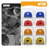 SCAVATA Hat Organizer Box, Stackable Clear Baseball Caps Holder Box