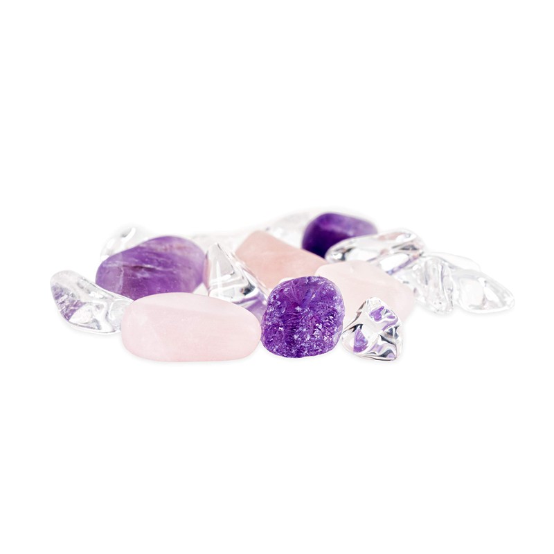 VitaJuwel ViA Wellness gempod gemstone only (rose quartz amethyst rock