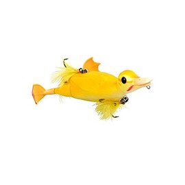 Savage Gear 3D Suicide Duck Wobbler Duck, Colour: Yellow, Length / Weight: 10.5 cm - 28 g