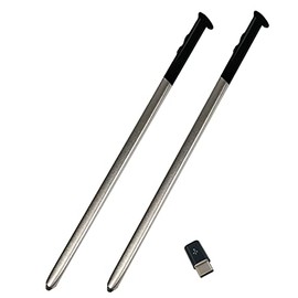 2 Pack Black LCD Stylus Pen Replacement Part for Motorola Moto G Stylus 2020 Pen Replacement with Type C Adapter