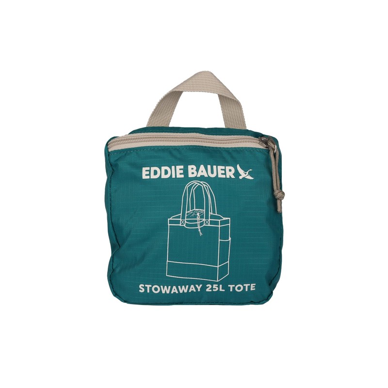 Eddie Bauer Unisex's Stowaway Packable Tote Bag | Lightweight |
