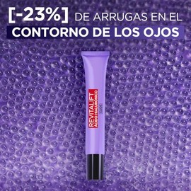 LOreal Paris Revitalift Ácido Hialurónico Crema de Ojos, Hidrata Intensamente y Rellena Líneas de Expresión, 15 ml.                                   