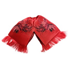 Men Charro Bow Tie Moño Charro Bordado para Hombre Multiple Colors Made in USA (Red 1)