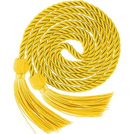 Graduation Cords, Graduation Honor Cords, Gold Honor Cords, 2025 Graduation Tassel Honor Cords, 67" Long Braided Cords for 2025 Graduation Decorations Bachelor Gown for Student Master Doctoral