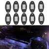 KEEPDSGN 10 Pods RGB LED Rock Lights Kit Underbody Neon