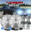 CHUSYYRAY DOT Approved 7" inch Round Led Headlight High-Low Beam
