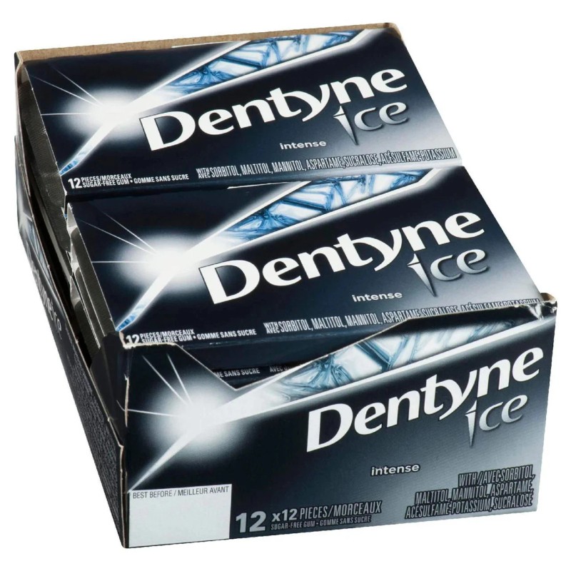 Mondelez International Dentyne Ice, Gum, Intense, 12 Count {Imported from