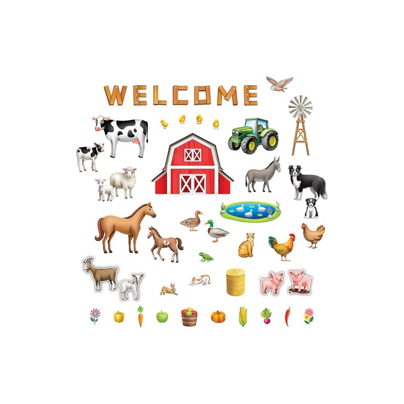 Teacher Created Resources The Farm Bulletin Board (TCR6628)