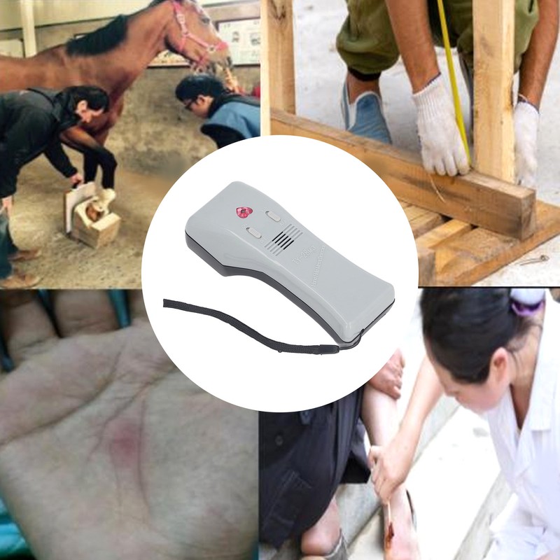 Handheld Needle Detector Magnetic Detective Vibration Sound Alarm High Accuracy