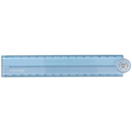 MOTion 209820 Slim Folding Ruler with Protractor, 11.8 inches (30 cm) New School