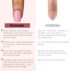 Dsixnails 150 uñas postizas nude, 5 tonos, uñas postizas cortas