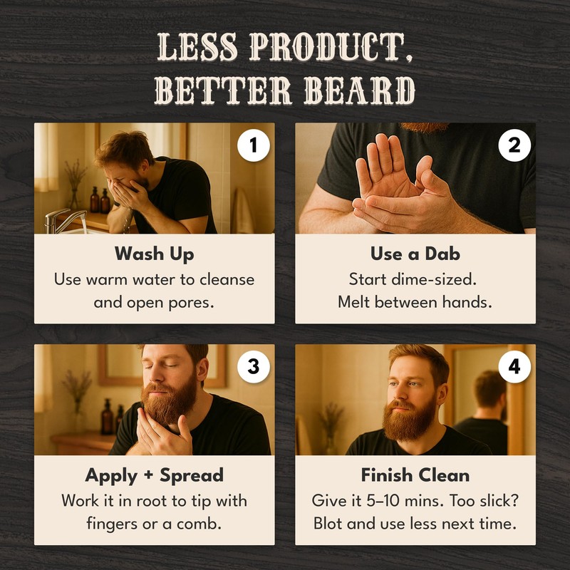 Bronmans Beef Tallow Beard Butter for Men - 4oz -