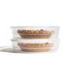 2 Pack 12" Pie Carrier with Lid & Insulated Food