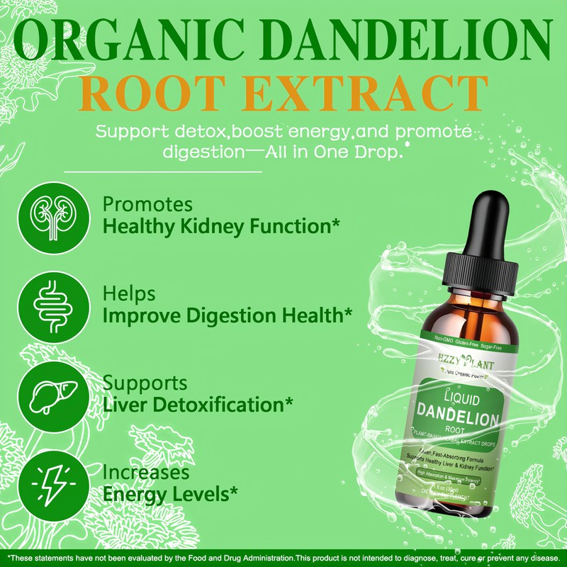 HZZYPLANT Dandelion Root Liquid Drops
