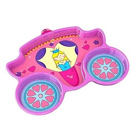 Getagift Meal Time Fun Time Girl Princess Design Breakfast/Dinner Meal Plate, Kids Girls Children New Food/Meal Tray