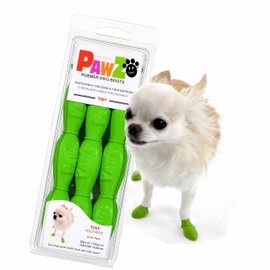 Pawz Pawz Dog Boot Tiny (12) Green(Lime green) Tiny