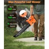 Leaf Blower Cordless with 2 3.0Ah Battery and Charger, 580CFM/160MPH