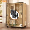 Mdkave Glass Door Hinges,Soft Close Hinges for Glass Cabinet Doors，304