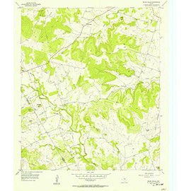 Pecan Wells TX topo map, 1:24000 Scale, 7.5 X 7.5 Minute, Historical, 1956, Updated 1957, 26.9 x 23 in - Polypropylene