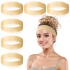 Josojoou 6pcs Head Band Wig, Adjustable Wig Bands No Slip,