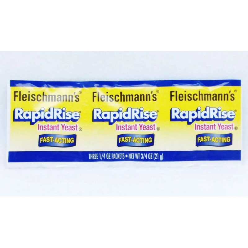Fleischmann's 3 STRIPS Fleischmann's Rapid Rise Instant Yeast FAST ACTING