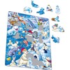 Larsen US28 Playful Cartoon Animals in the Arctic, 36 Piece