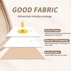 Castor Oil Pack Wrap, 3 Pcs Reusable Organic Cotton Pack