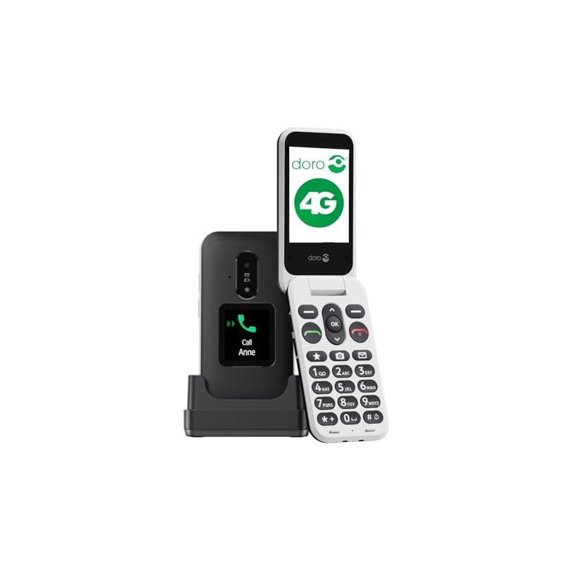 Doro Leva E30 - 4G Folding Phone for Elderly People