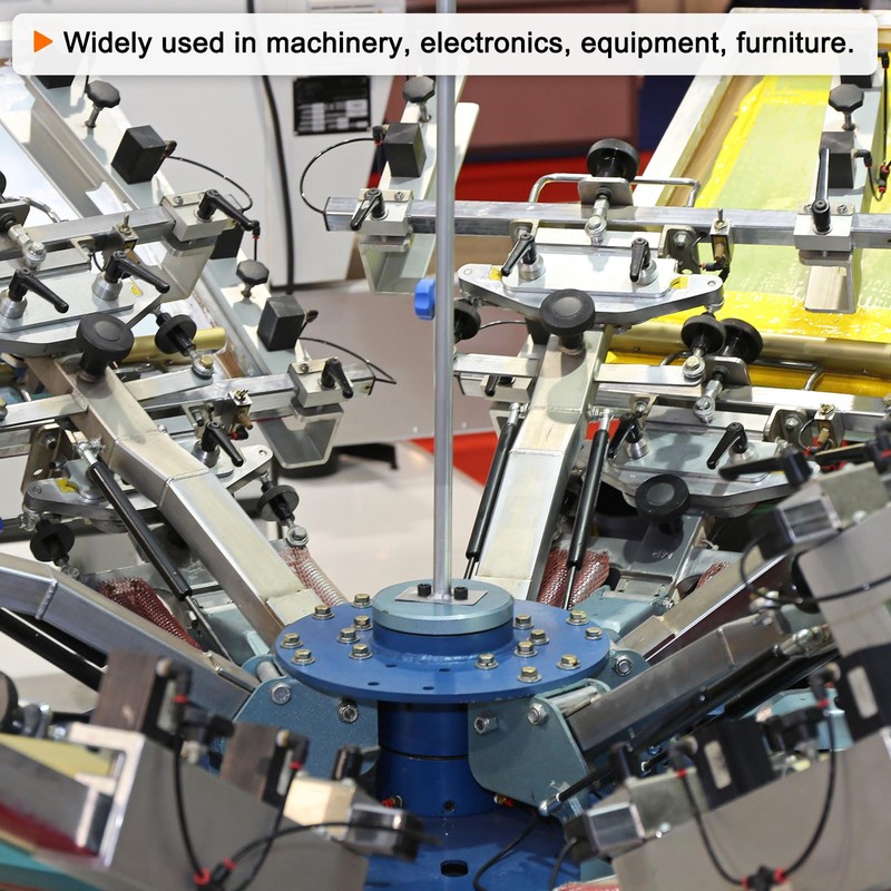 sourcing map 2pcs Star Knobs M8 x 90mm Male Thread