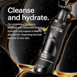 MANSCAPED Skin Ultra Daily Regimen - Esenciales Para El Cuidado De La Piel Masculina Con Limpiador Facial, Hidratante Facial Y Sérum Iluminador Formul