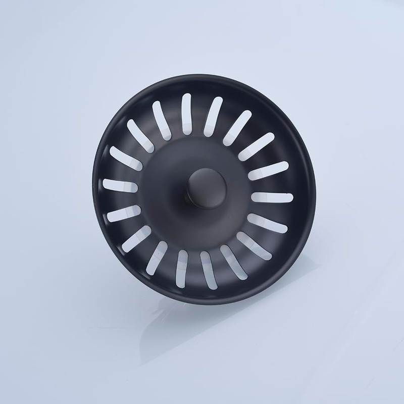 Kitchen Sink Drain Basket Strainer Filter/Stopper with Handle, Anti-Clog Kitchen