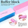 Lima de uñas y tampón - 3 limas de uñas