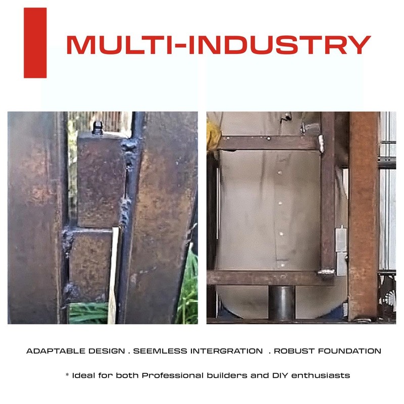 Sidco Supply 7” Inch Weldable Rectangle Hinges – Heavy Duty