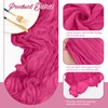 EVSGSONL 10 Pack Cheesecloth Table Runner Hot Pink,10 ft Gauze