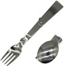 Maydahui 2PCS Folding Spoon and Fork SUS 18/8（304）Stainless Steel Spork
