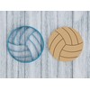 Volleyball - Cookie Cutter / Sugar Cookie / Fondant /