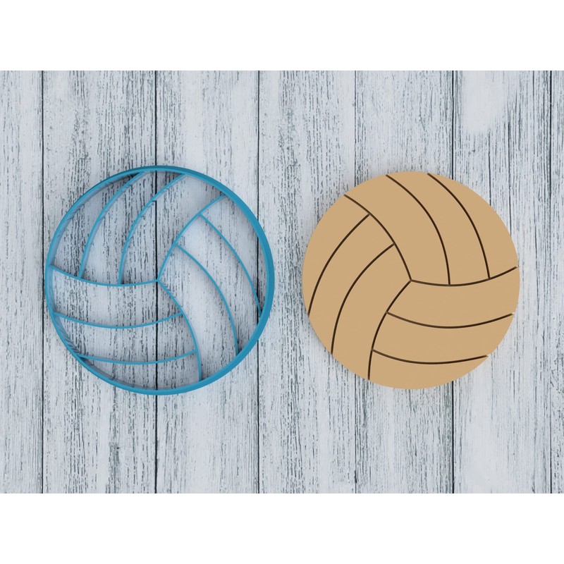 Volleyball - Cookie Cutter / Sugar Cookie / Fondant /