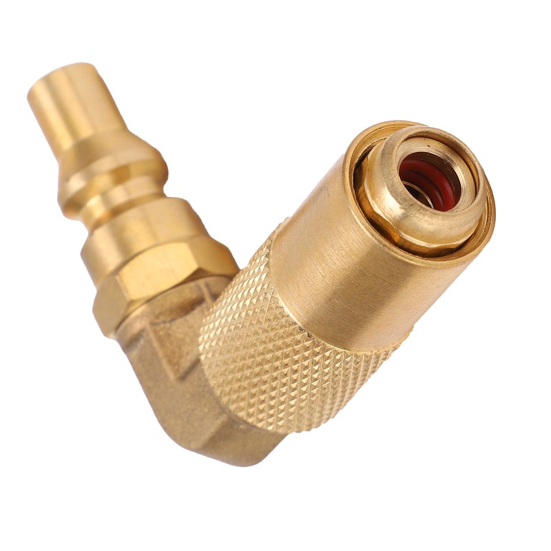 Propane Refill Adapter 9/16 to 1/4 Compact Connection Good Sealing