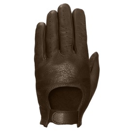 Pratt and Hart Monte Carlo Men's Deerskin Driving Gloves Size M Brown
