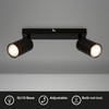 BRILONER - 2 GU10 Spotlight Ceiling Lights, max 9W, On/Off,