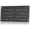 260x105mm / 10x4 inch Anthracite Metal Ventilation Grille with Flyscreen