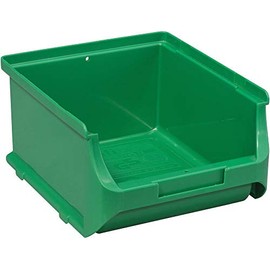 Allit 456243 Size 2B Storage Bin, Green, 160 x 137 x 82 mm
