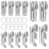 12 Pieces Military Style Can Openers with Key Rings, Anglecai