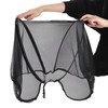 Universal Stroller Mosquito Net Cover, Zippered Full Cover Bug Net