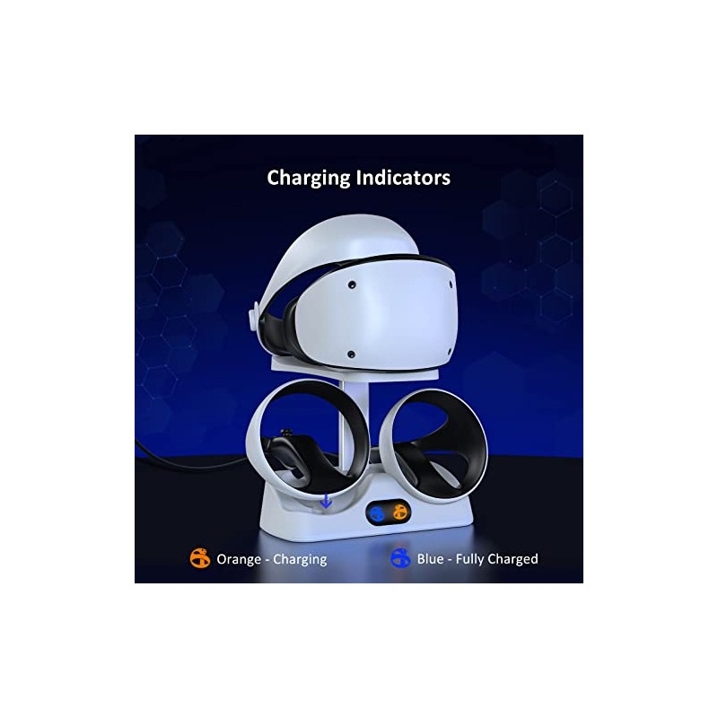 NexiGo Controller Charging Station for PSVR2, Dual Fast Charger Dock
