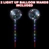 ArtCreativity Light Up Bobo Balloons for Kids, Set of 2,