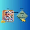Premium Baby On Board Signs, Car Essentials - Baby On